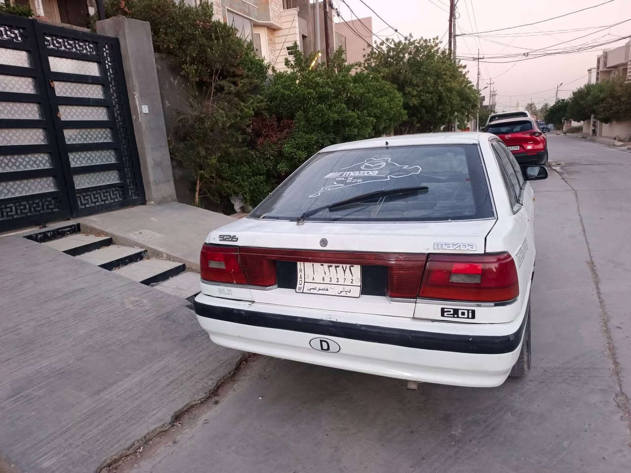 MAZDA 626 هاج باك (جنطه) 8وبخ
كير عادي سياره خير من الله حداديه كله ابشرط 

كهربائيات كله شغاله كله ابشرط موديل 1991 رقم ديالى كوبون بانزين بيه تحويل مباشر 

 بكان ديالى بعقوبه  للأتصال
***********
