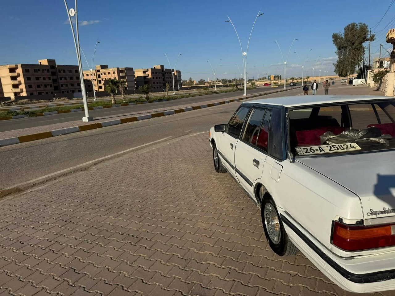 سوبر موديل ٨٥ رقم صلاح الدين الجديد شرط التحويل سنوية لل٣١
گير ومحرك vvt 
 داخل ماروني 
4 جام كهربائي 
كهربائيات شغالة +زنون اوف وايت عالي وناصي 
سستم سماعات + مسجل جديد 
سيارة يرادلها ترتيب 
محرك بداية تبخير 

السعر ٣٢ وبي مجال 
***********
