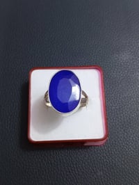 ياقوت طبيعي • فضة 925 • توصيل