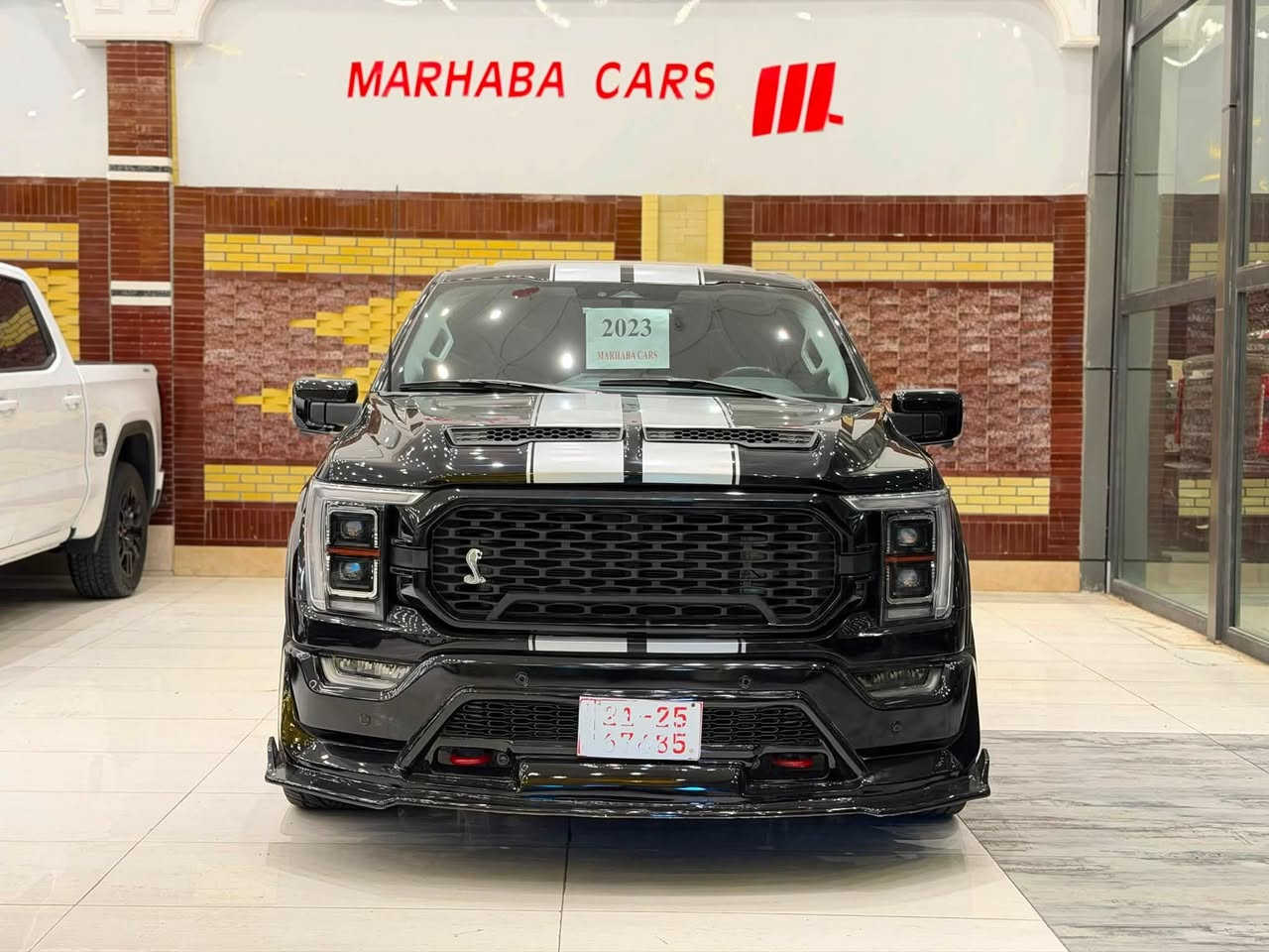 MARHABA CARS ERBIL
——————————
BRAND : FORD F150
CLASS : SHELBY SUPER SNAKE 1000HP
ENGINE : V8 - 5.0 SUPERCHARGED - 4x4
STATUE : 3 PART PAINT ٣ قطعة صبغ
YEAR : 2023
PRICE : $
COUNTER : 11,000 MILE
IMPORTING : وارد امريكي
ADRESS : Erbil , أربيل شارع ١٠٠م صف دائرة گمرگ
FOR IFORMATION CALL US :
MARHABA CARS 
 📞 : ***********
