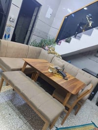 ميز طعام 10 مقاعد اخو الجديد ماخذته 750 ابيعه 500 الي يريد يتفضل 07717...