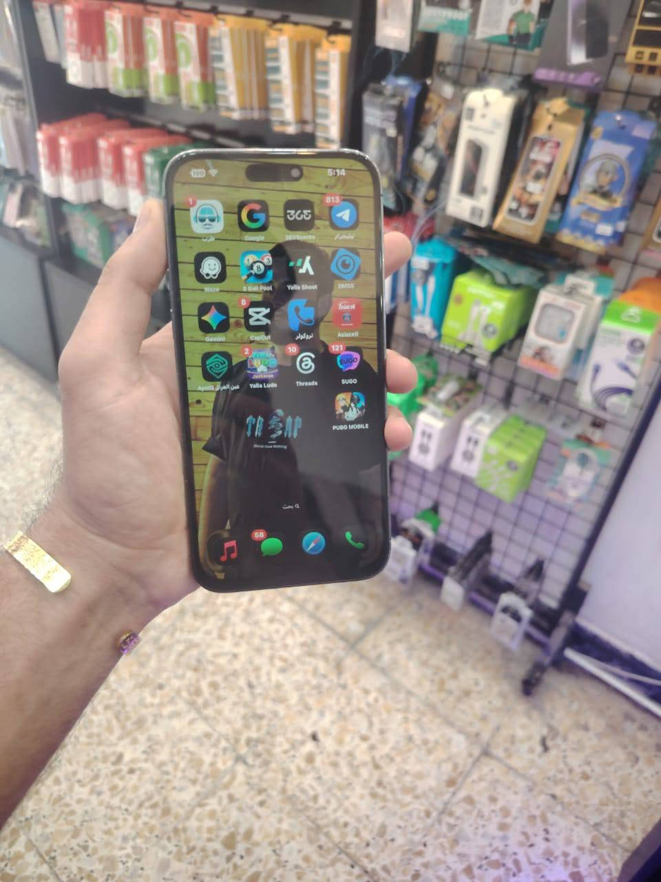 14 برو ماكس 
بطاريه مبدله المطوره تقره 100
مستبدل شاشا نوعيه olid
نوعيه ممتازه 
بي فطور بالضهر

((السعر550 الف))

 للأستفسار الاتصال
 على 

***********
***********

العنوان بغداد 
توصيل مااعندي...

