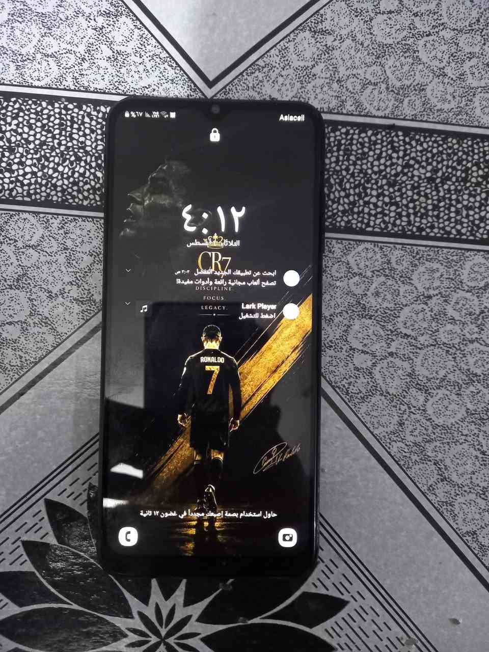 السلام عليكم a03s جهاز نضيف مبدل شاشه اصليه الجهاز كله شغال مابي اي نقص تجي تفحص وتودي لاي ابو مبايلات مكفول السعر 65 وبي مجال ذاكره 64 العنوان سبع البور رقمي ***********
