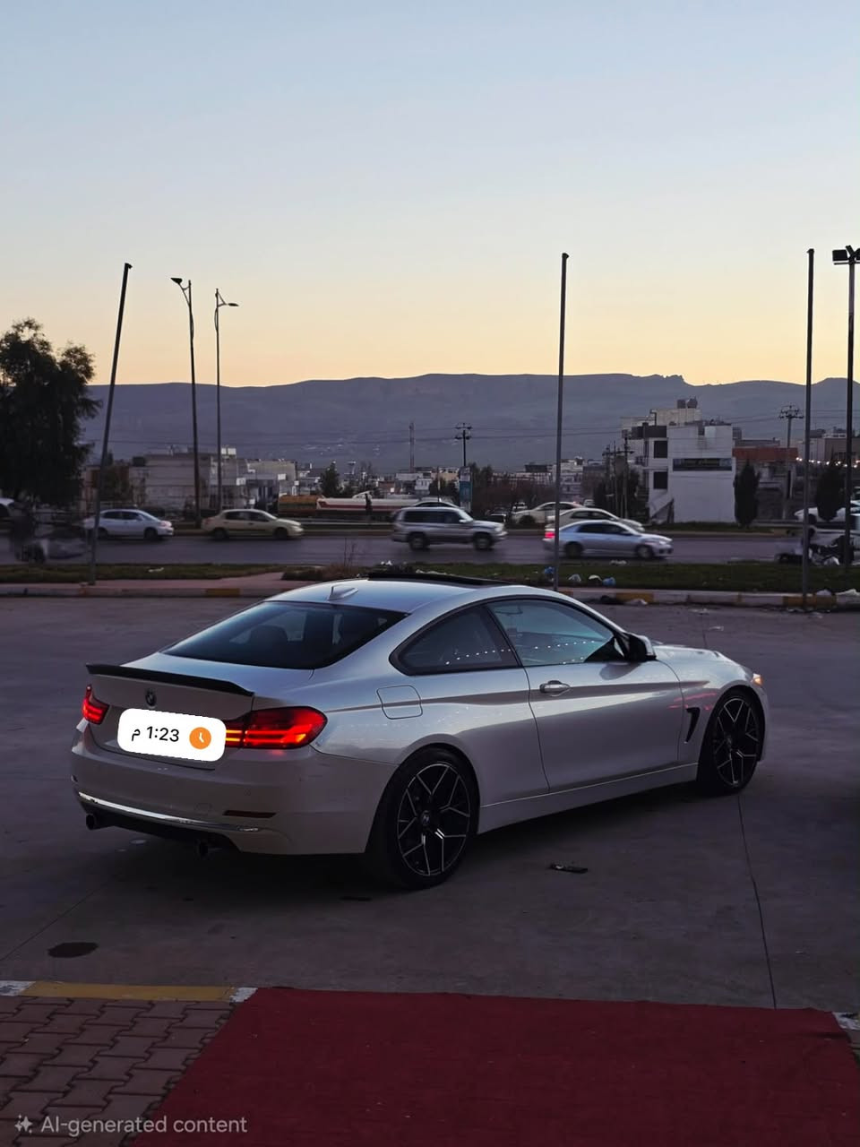 السلام عليكم
Bmw435 
6 سلندر مكينة N55 
مكفوله كير مكفول 
موديل 16 فول مواصفات 
ماشيه ض
160 الف كيلو وليس ميل 
سستم صوت هارمن كاردون 
كامرات 360
تحديد مسار 
سياقه ذاتيه 
نظام توقف ذاتي 
حساس 360 
رادارات360
داتا شو 
تدفئة كشنات+ستيرن
فتحة 
لد امامي+خلفي
حادثها من امريكا بنيد بدون دواخل ومحدثه M4
السيارة نقصها 
دسكات خلفيه 
وحق 4 اصابع باب السايق يرجع pdr
السعر 165 وبيها مجال للشراي مكانها بغداد
والسيارة ع وضع الشركة 
للاتصال *********** والشراي يدلل

