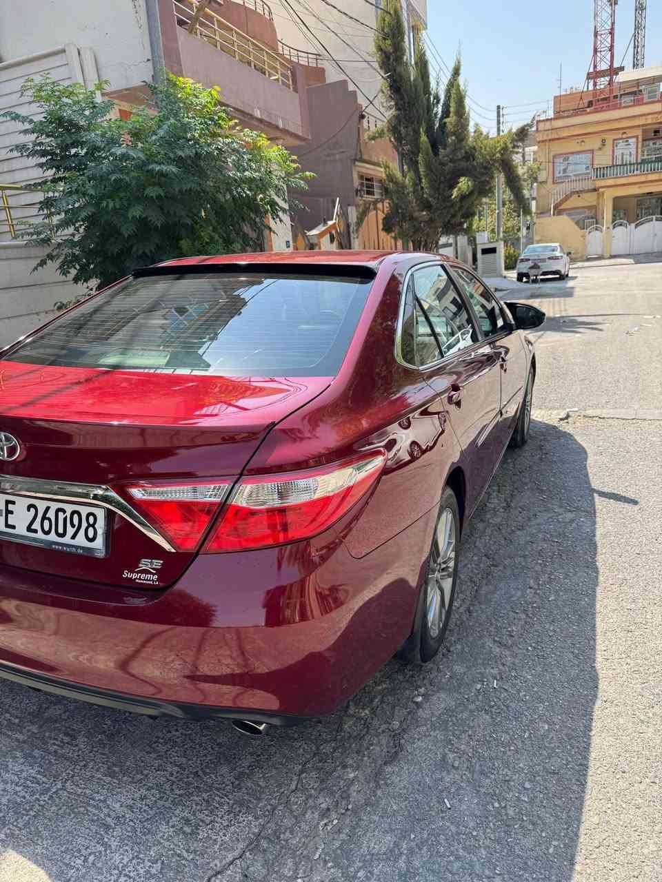 کامری مودیل ٢٠١٦ se لە داخل بونیەوە لای خۆمانە دەستی کەسی کەی نەکردوە سەیارەی مالە بە ناوی خۆشمانەوەیە گیرو مەکیەنی لوک لوکە نە سەرف نە بوخار نە کرانەوەی هەیە بە شەرتی ١٠٠ فیتەر تەبریدی سەلاجەیە سەنەویو ڕەقەمو هەمو شتیکی تازەیە ٥ پارچەی بۆیاخە زوربەیە لەسەر شوختو کال بونەوە کراوە ١ دینار مەسرەفی تیا نیە قفلی ١٠٥ گەلایە سلیمانی چوار چرا *********** السليمانية, العراق
