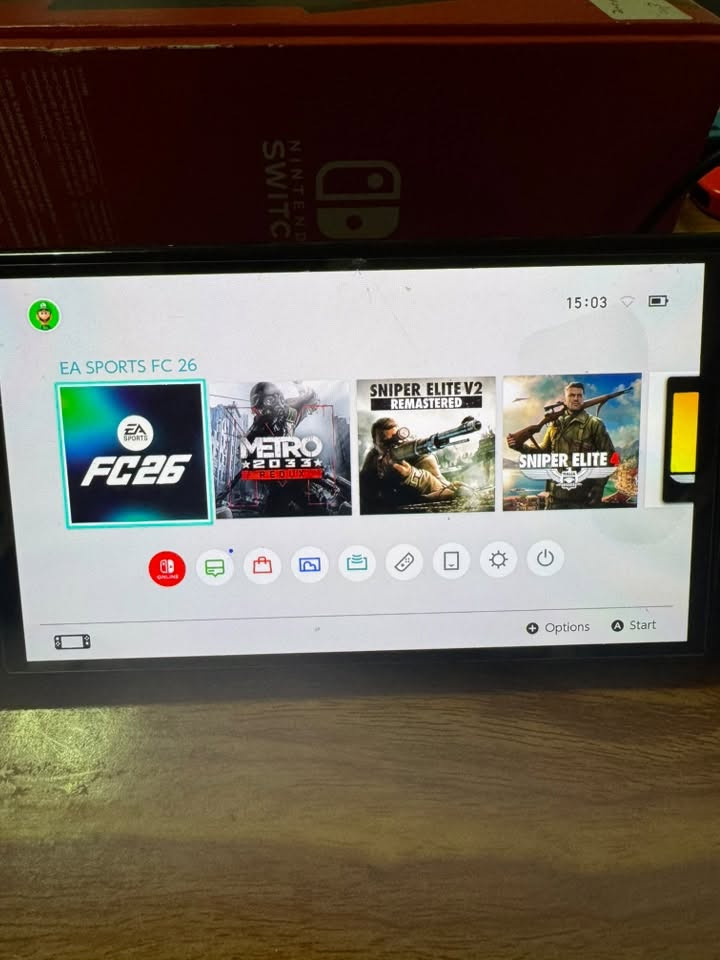🚨 بيع مستعجل 🚨
للبيع جهاز Nintendo Switch OLED بحالة ممتازة جدًا، نظيف جدًا وكأنه جديد.

المواصفات:

* ذاكرة 512 جيجابايت.
* مهكر مع ضمان أوفلاين وأونلاين.
* يحتوي على 6 ألعاب.
* لاصق حماية للشاشة.
* جميع الملحقات الأصلية.
* حافظة أصلية للجهاز.

💰 السعر: 450,000 دينار عراقي فقط.

❌ غير منشور على فيسبوك.

📞 للاستفسار والتواصل:
***********
