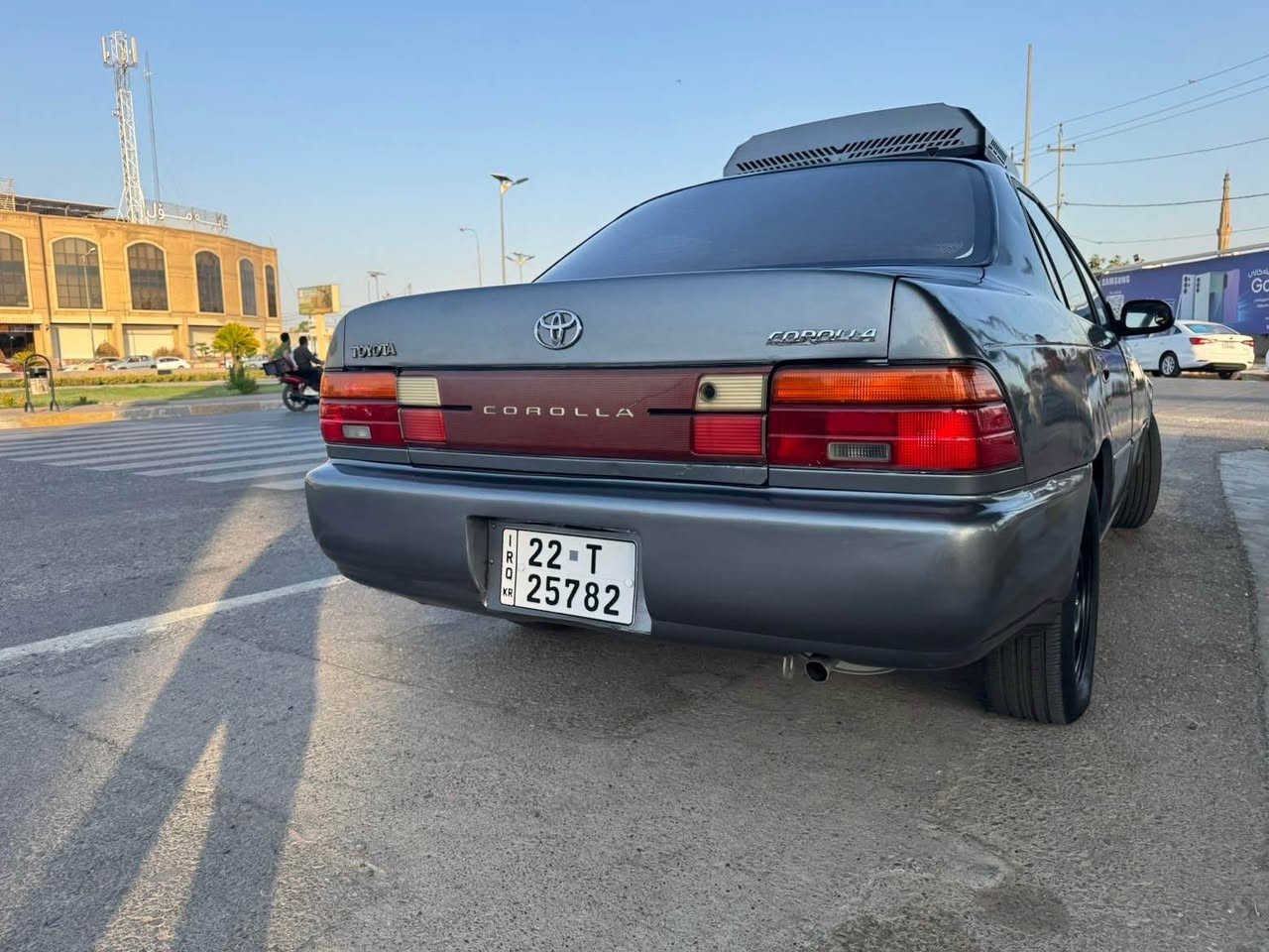 كرولا موديل 1997
صبوغ عام ليدانى نية
رةقةم و سةنةوى هةزةى نوية بةناوى خؤمة
گير مةكينة بةشةرت
تبريد
سعرى 47وةرةقة
***********.  وتساب أربيل, العراق
