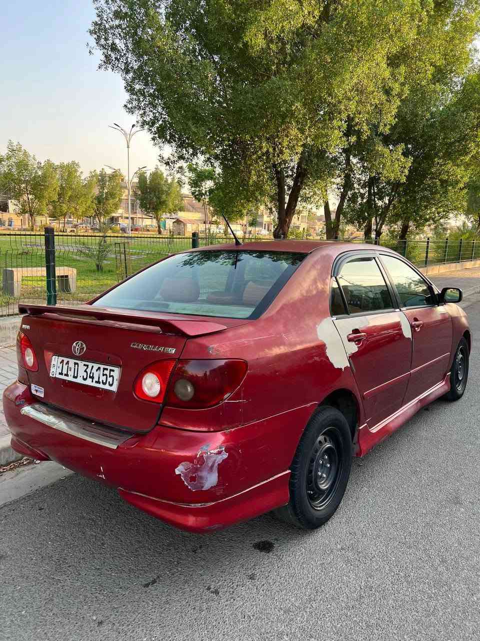 السلام عليكم
كورلا نحلة موديل 2007 للبيع وارد امريكي

السياره خير من الله صارلها 7 سنين عندي وعلى ايدي
ضربتها بجم جاملغين وبنيد وبيها ملاحظات بالكشر ابيع حزام
كير ومكينه مكفولات
السيارة رقم بغداد بأسمي شرط تحويل ثاني يوم 
السعر 80 ورقة  

للتواصل  ***********
