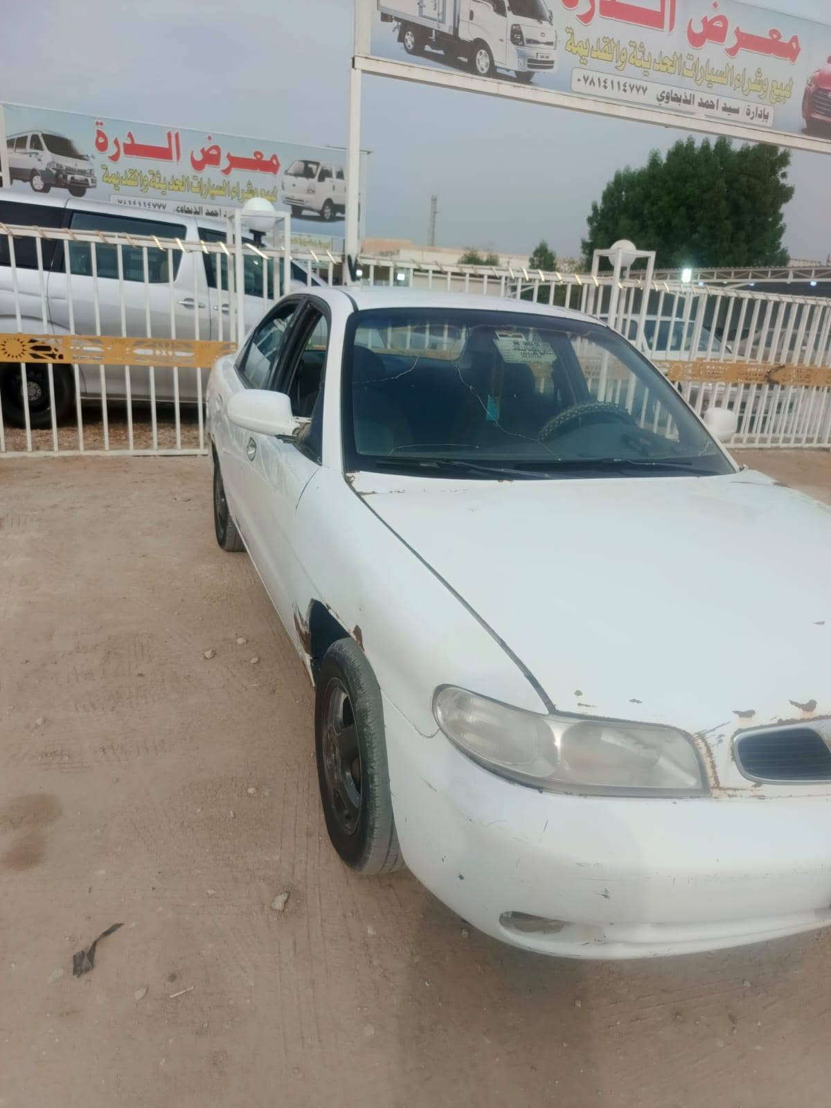 السلام عليكم دايو نوبره موديل ٩٧كفاله عامه من الصبغ والظربه عدى الخياس الي واضح بالصوره حداديه جديده وباتري جديدالسعر 24وبيه مجال سنويه ماصاقطه
