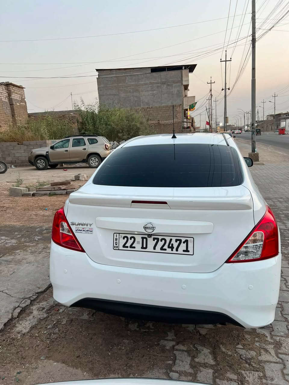 نيسان صني 2022
السلام عليكم 
نيسان صني 2022 بيها باب مبدل وشويه صبغ بداير اثر طخه رقم اربيل الجديد باسم شركة تحويل وكاله جاهز مكاني البصرة 
***********
السعر 97 ورقه
