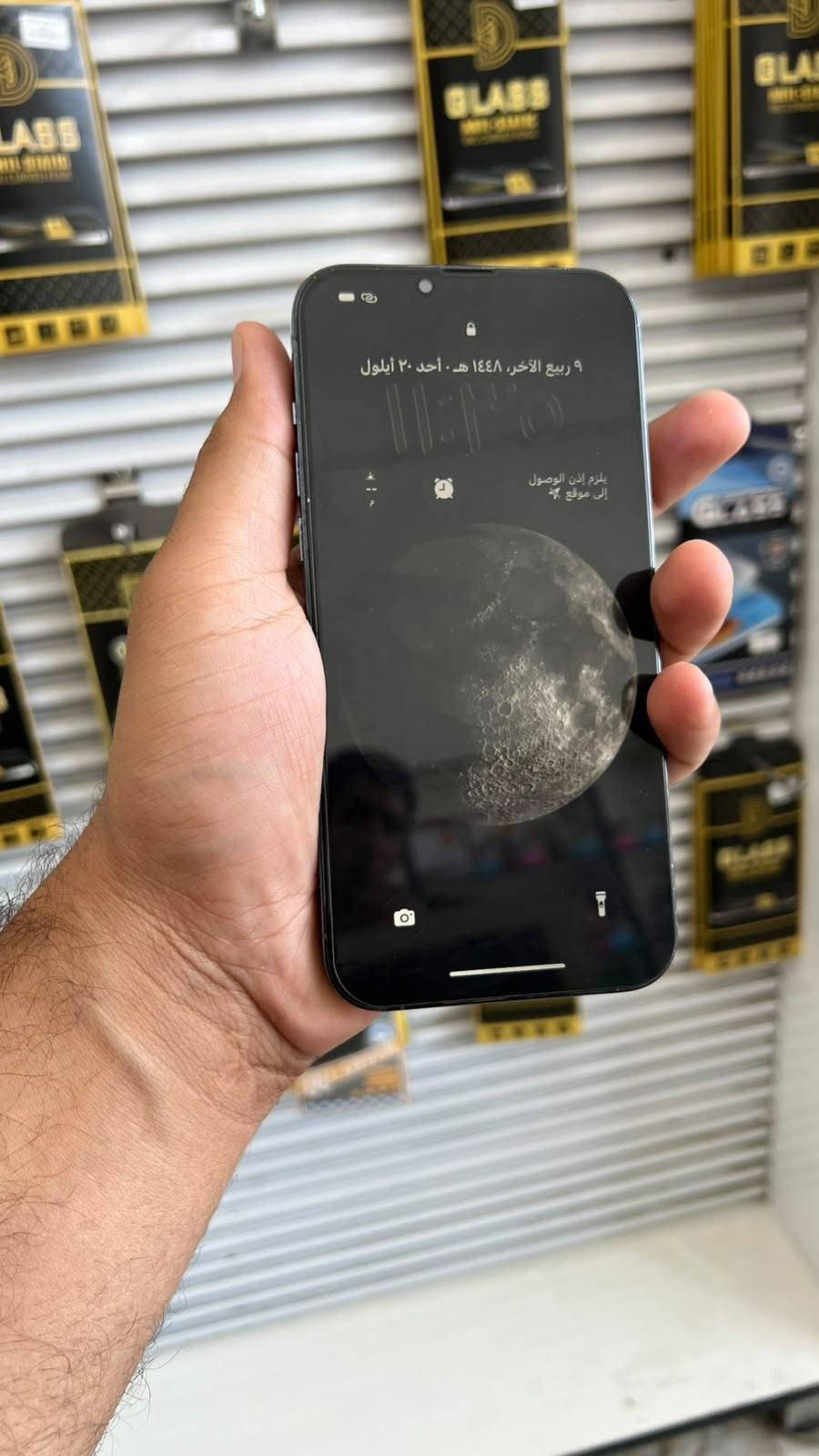 السلام عليكم ايفون 13 برو ماكس فقط مده شاشه اصليه بطاريه 79 فقط مبدل شاشه هذا الرقم***********
