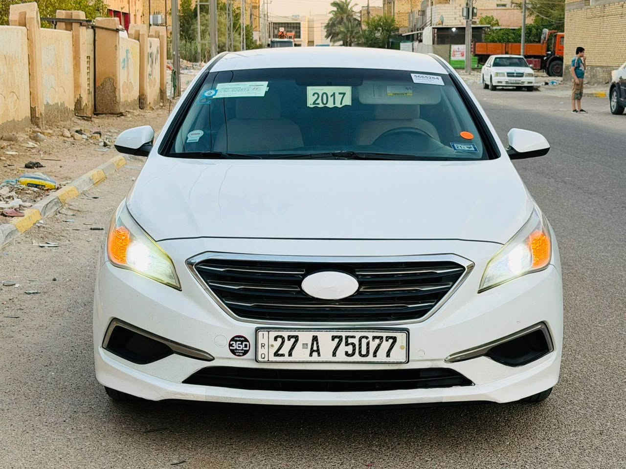‏سلام عليكم سوناتا موديل 2017 وارد امريكي كفاله عامه ضربه تبديل   بدون ضرر داخلي  رقم ذي قار حره تحويل ثاني يوم مواصفات نص فول شاشه كامره لايت زنون   محرك 2400GDi جاهزه محرك كير حداديه تبريد جاهزه للخير مكان سياره ناصريه مركز سعر 107وبيه مجال لشراي الاستفسار ***********
