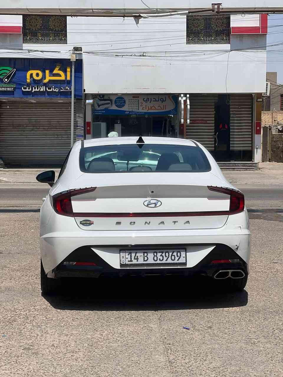 السلام عليكم 
￼ سوناتا موديل2023 ￼ حادثة في أمريكا جاملغ امامي مع ضرر خفيف في البونيد حادث في العراق باب +جاملغ خلفي الرقم بصرة تحويل ثاني يوم ***********￼
