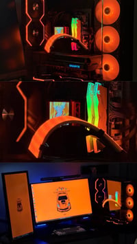 RTX 4070 TI • i7 13700kf • شاشة سامسونج G7 4K