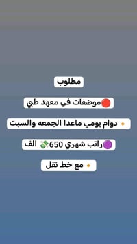 موظفات • راتب شهري • خط نقل