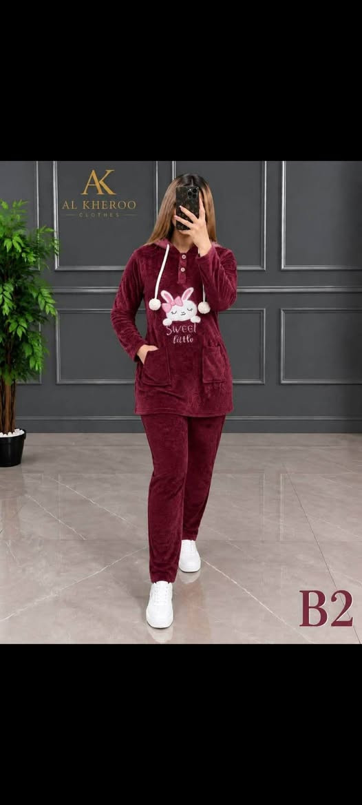 تراك شتوي • فرو ناعم • مقاسات XL/XXL/XXXL