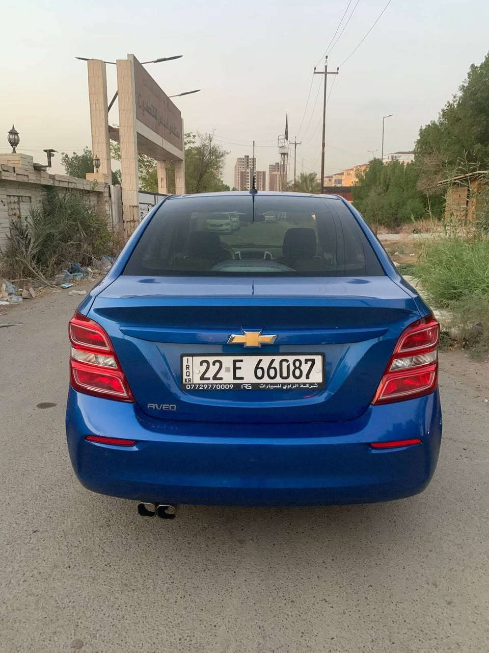 شوفرليت سونك 2018 خليجيه اربيل باسمي
 كفاله لا صبغ لا تبديل 
محرك 1600, كفاله
تبريد ثلاجه ويه السويج
تخم تاير 
مكينه وكير وتبريد خير من الله 
ماشيه ٩٠ 
السياره بيه تراي اله جديده
بيه تكشير من وره الفاره مبين بل الصور ملاعب بيه
السعر ب ٦٣ وبيه مجال للشراي 
مكاني بغداد الكرخ الرساله بشارع الصغط
سياره مال بيت وكلش جديده
***********
الشراي يتصل بصاحب السياره اني مكلفةبل النشر
