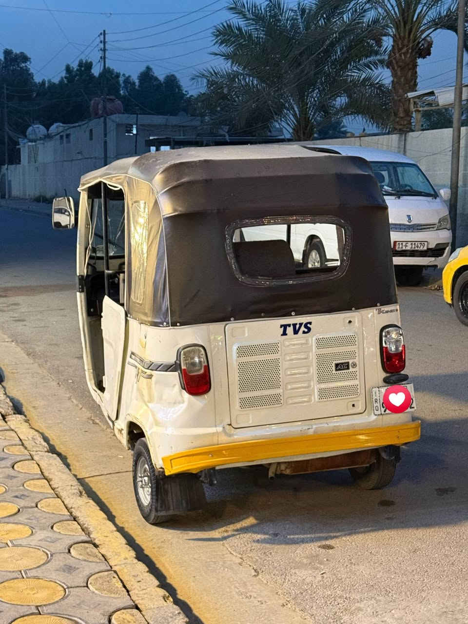 تكتك TVS • موديل ٢١ • محرك نضيف