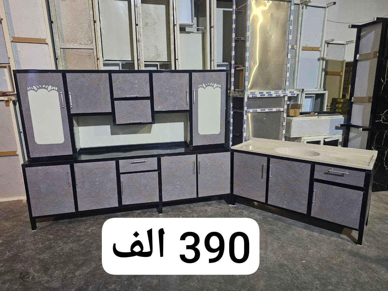 كاونتر MDF • سنك مرمر • توصيل مجاني