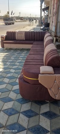 للبيع آخر قطعه تصفية محل  #ديوان 11 مقعد حرف L شغل شمال كلش ثكيل جديد ...