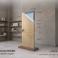 أبواب فوم PVC • مقاومة للرطوبة • مقاومة الحريق