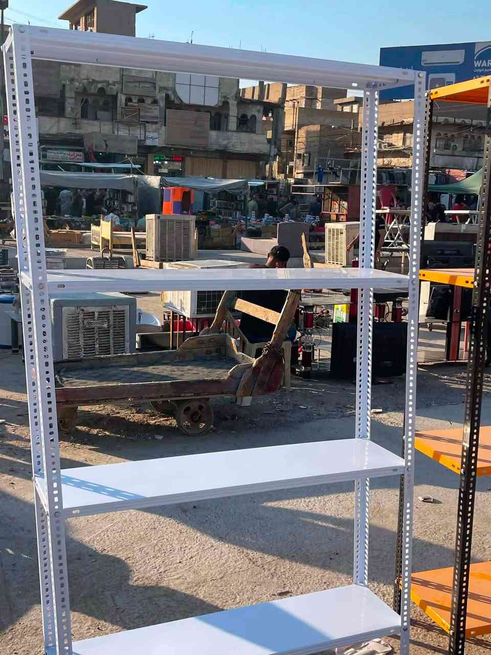 سلاام عليكم متوفر رفوف دكسن قوي جديد اسعار مناسبة عنوان مدينة صدر قطاع 24سوق مريدي انتصل تدلل***********
