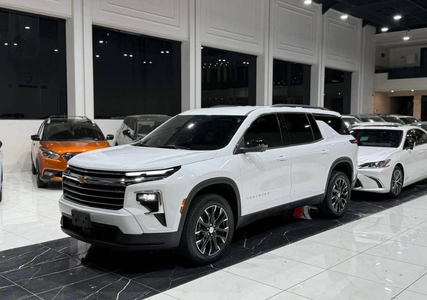 𝑪𝑯𝑬𝑽𝑹𝑶𝑳𝑬𝑻  𝑻𝑹𝑨𝑽𝑬𝑹𝑺𝑬   𝑳𝑻  𝑨𝑾𝑫 2024
موديل 2024
دبل اكسل ‏4x4
بصمة
تشغيل عن بعد
رادار امامي و خلفي و جانبي
حساسات امامي و خلفي
نظام شحن وايرليس
نظام كامرة ٣٦٠
كشن جلد
كشن كهربائي
كشن تدفئة
داخل احمر بلادي
سيارة بدون صبغ
بابين خلفي مبدلات نفس اللون
مسافة 9,000 𝑴𝒊𝒍𝒆𝒔
ايرباكات سليم %💯
سيارة موجود اربيل

رقم شاصي

1GNEVGKS6RJ232597

رقم ☎️ 
***********
*********** - ***********
#𝑪𝑯𝑬𝑽𝑹𝑶𝑳𝑬𝑻 #𝑻𝑹𝑨𝑽𝑬𝑹𝑺𝑬 أربيل, العراق

