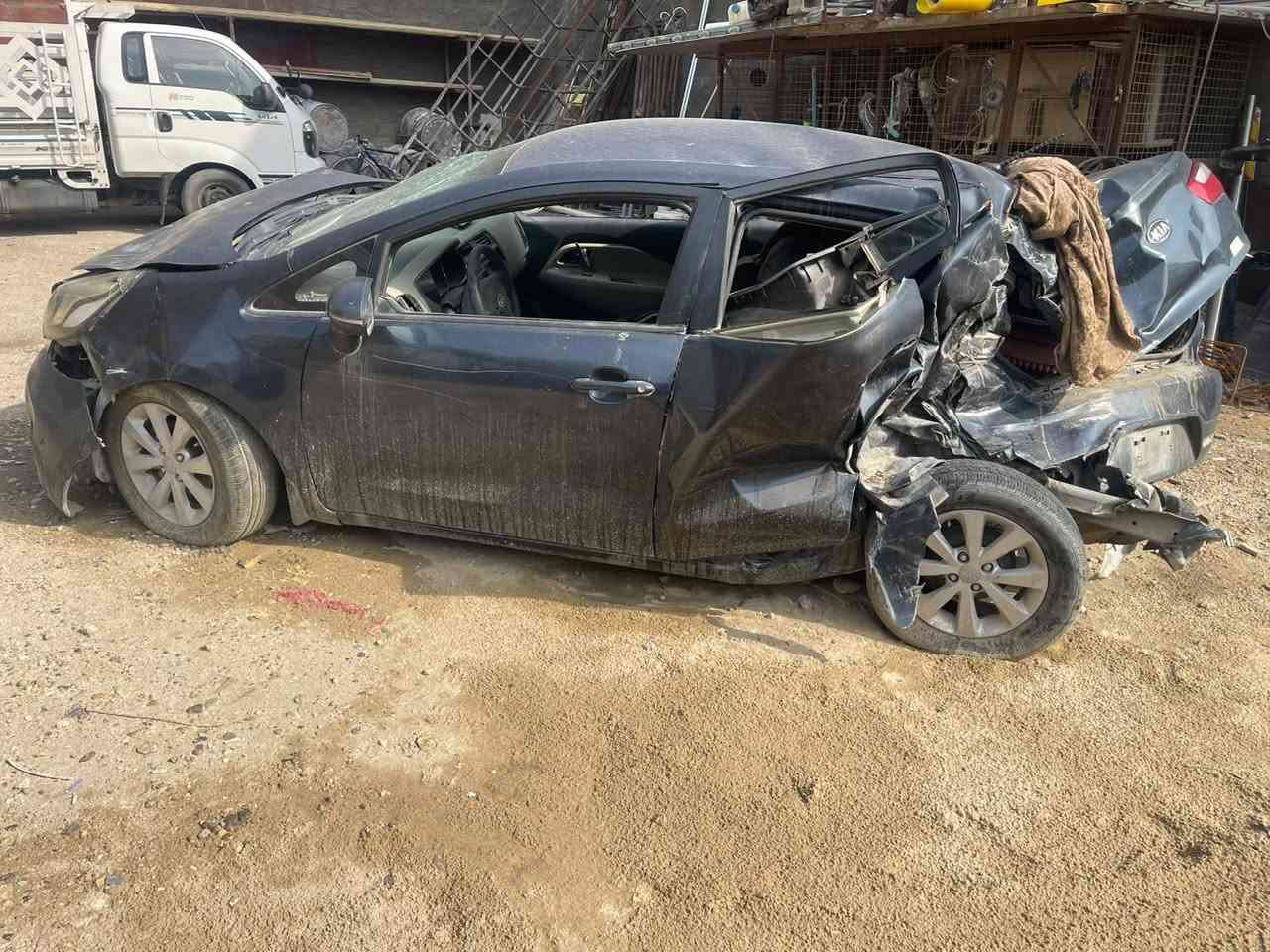 كيا ريو • ٢٠١٣ • حادث
