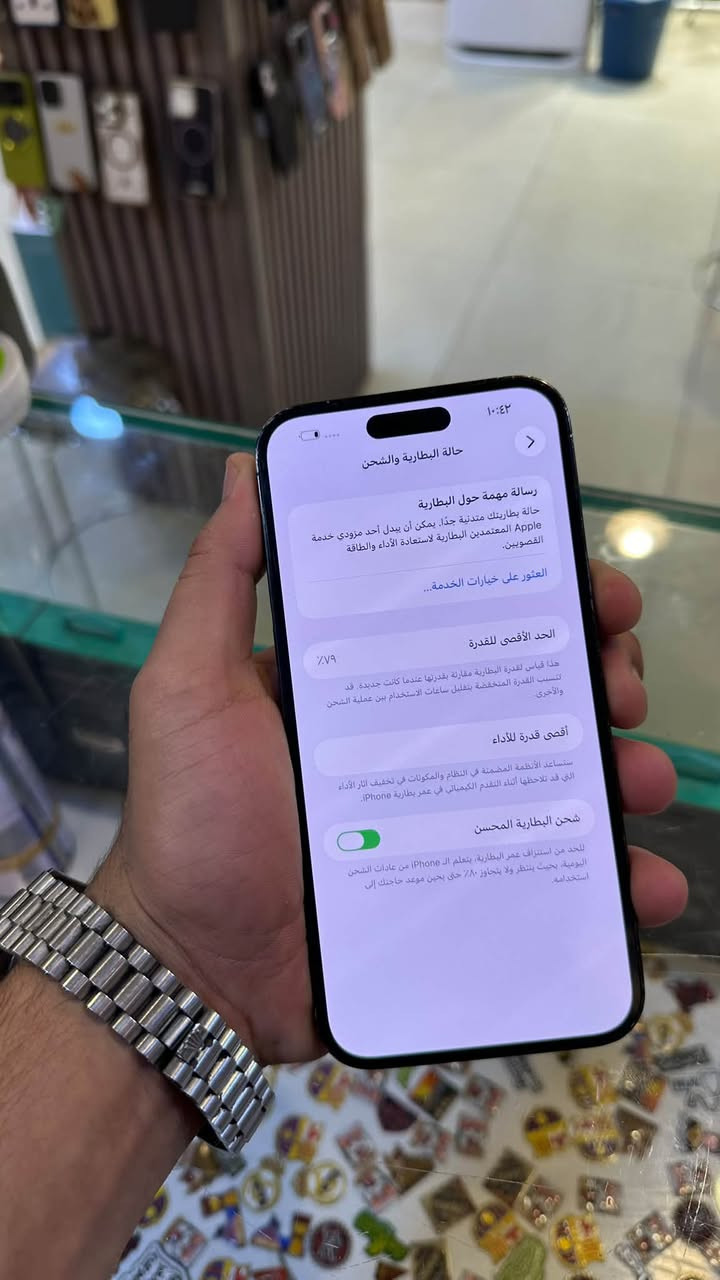 آيفون 14 برو ماكس • ٥١٢ • بطارية ٧٩٪