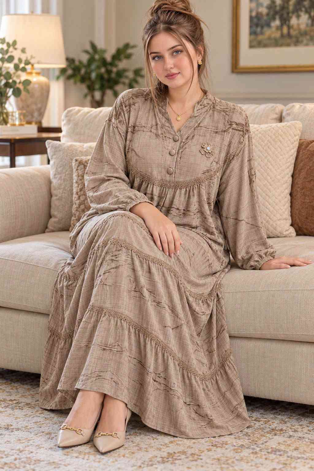 دشداشة مخمل • مقاسات L-3XL • توصيل متاح