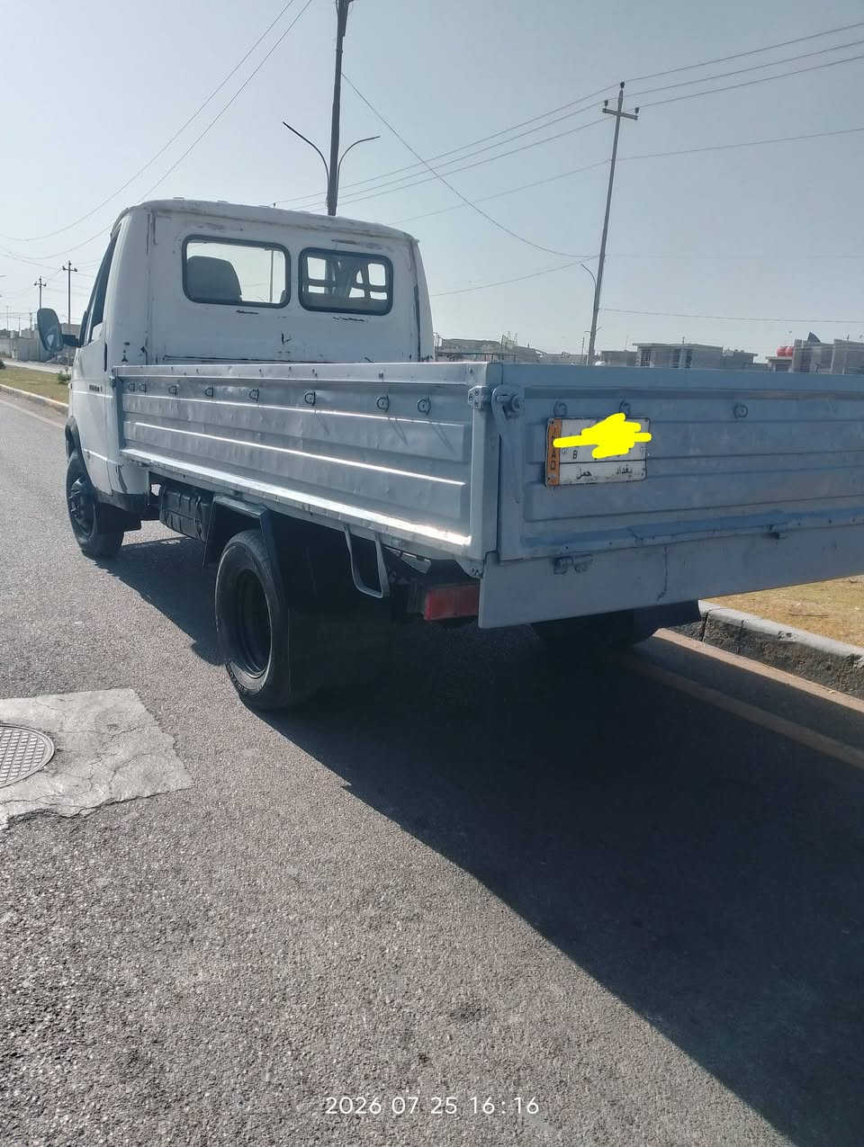 السلام عليكم 
كازيل مكينه وكير بلادي بانزين 
سياره جاهزه كهربائيات كامله مشروع وطني 
رقم بغداد  تحويل مباشر سنويه 2027
المكان بغداد السعر 34بيها مجال 
***********
