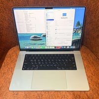 MacBook Pro M1 Pro 2021 Display 16” Ram 16 GB SSD 512 GB صحة البطارية ...
