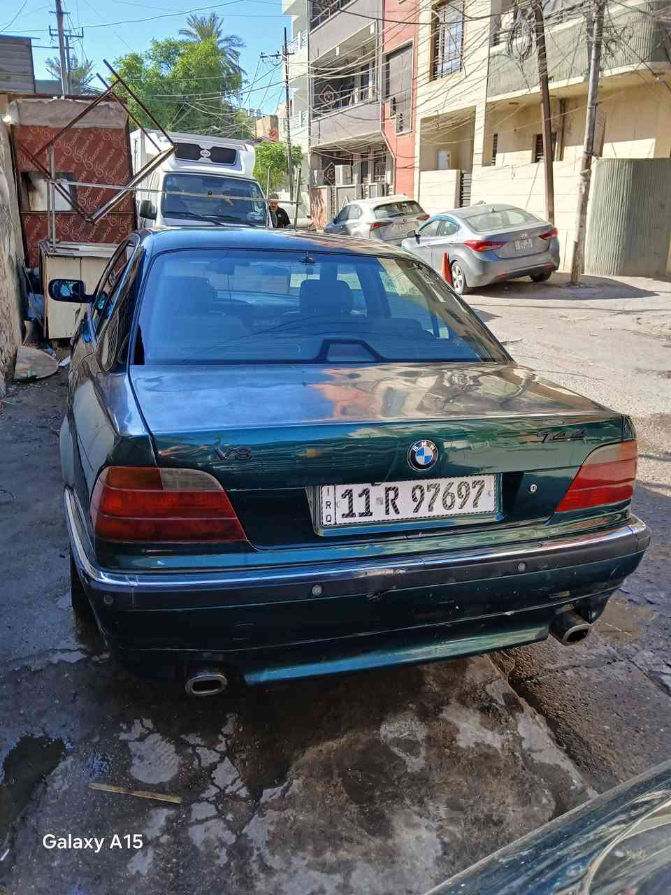 1998
744i
خفاش
داينمو هواء
كير 
مكينة
تخم تاير
صدر امامي خلفي امفولدر الماني
تبريد ثلج
سلايت جام 
تدفة بل الكشنات
القمارة كانتارة
شاشة وصطية
كامرة 
لايت عالي ناصي زنون بلاد
رماشات ترحيب بلاد
صندوك شفط شغال
لون زيتوني والداخل زيتوني
رقم بغداد مميز باسمي 
سنوية لغاية 2030
السعر ٦٢ 
مكاني كرادة او زعفرانيا
متواجد واتساب و ماسنجر
***********
