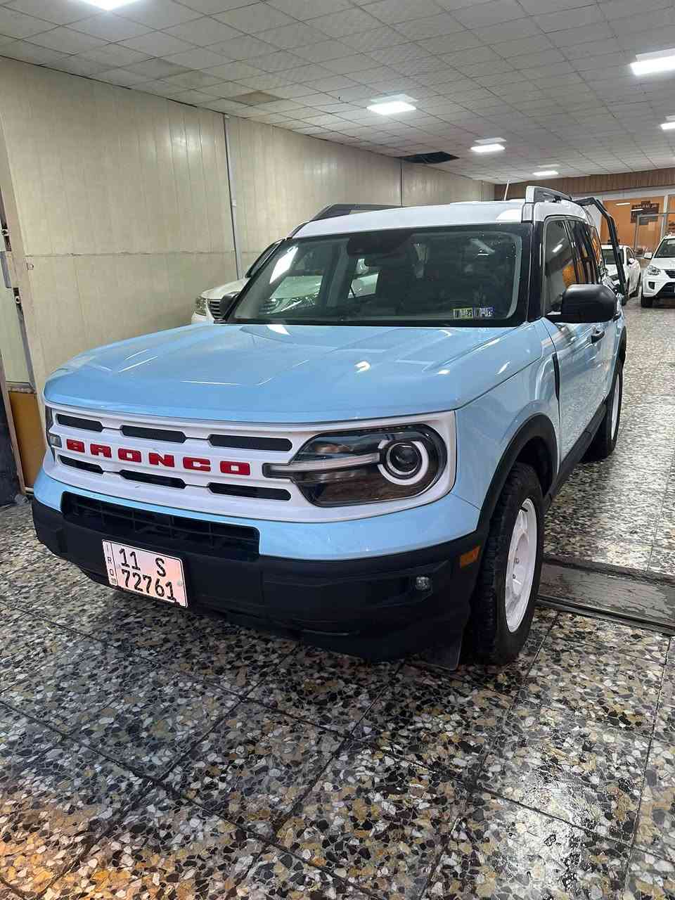 برونكو سبورت موديل2024شهداء بغداد تبديل جاملغ فقط 
للبيع سيارة جاهزة وبدون ايرباك ***********
150ورقه وبيهه مجال بيع فقط
