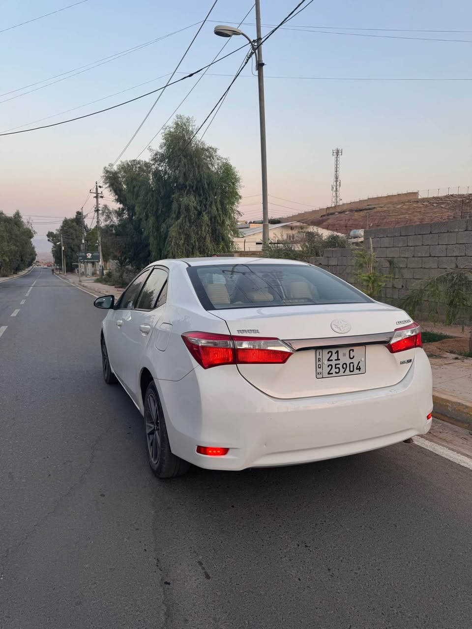 سلام عليكم  
كورولا ٢٠١٥ خليجي محرك صغير
٤قطعه صبغ بدون دواخل
محرك ممفتوح ١٦بشرط
سنوي جديد بسمي لحد ٢٠٢٩
مكان كويه *********** كويسينجاك, أربيل

