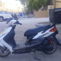 دراجة سكنس فحل  مكينه نضيفة  اي عطل مابيه فقط سلف تشغيل هندر شغالة من ...
