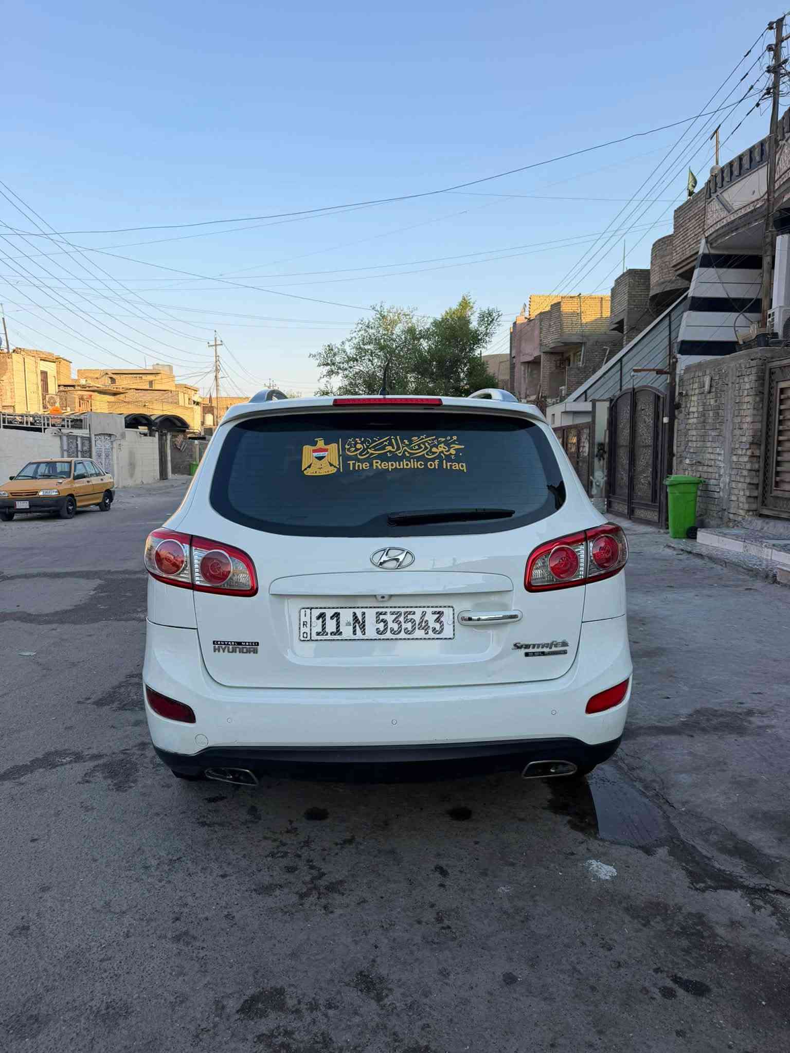 سنتافية للبيع موديل ٢٠١٢  خليجي محرك ٦ سلندر ٣٥٠٠ فول مواصفات ١/١ كويتي  سيارة جديدة وجاهزة محرك كير تبريد ثلج تخم تاير جديد سيارة كل نقص مابيها بصمة ابواب بصمة تشغيل سلايت روف ٧ راكب تبريد تلث قطع كشنات جلد وكهرباء مري شفط شاشة كامرا حساسات رادرات فور ويل مانع نحراف سيارة فول ماشيه ١١٩ الف سيارة بيها تلث مكانات صبغ اصغار فقط رقم بغداد الماني الجديد تحويل ثاني يوم سعرها ١٢٨ ورقه ومكان السيارة بغداد البلديات ***********
