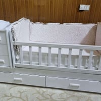 سرير اطفال • قابل تمديد ١٢٠-١٧٠سم • لحد ١٠ سنين