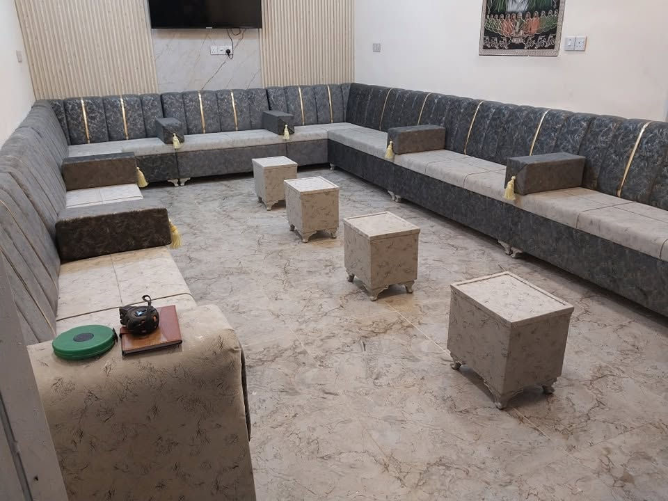 دلل بيتك ويانه 🏠 😊

#الغزي_لصناعة_الاثاث

افخم أنواع الأثاث من حيث الدقة و العمل نوفرها لكم💓

 عملنا تزكام درجه اولى فقط 

#معمل_محمد الغزي_لصناعة_التخم والديوان
يوفر لكم موديلات جديدة خاصة بكم حصرأَ🔊

 اسعارنا ثابتة
ب مكونات 
《《بلوك أسود 》》
《《خشب روسي       》》
《《 اسفنج مميز اول 》》 
《《 قماش تركي💯 وتر بروف 》》

حسب طلب الزبون من حيث الألوان و عدد المقاعد
يمكنكم الطلب حسب الصورة التعجبكم
#ضمان_حقيقي_3_سنوات

الغزي أنواع التخم والديوان 

(للحجز والاستفسار يرجى مراسلة الصفحه 
***********     {وتساب} 

اخـتـلف بامتـيـازك معـنا 🏄‍♀️
ذوقك الراقـي يحـلى ويانا 🌹

موقع المعمل . ذي قار قضاء الشطرة الحولي مجاور ملعب سمير 
#محمد الغزي_لصناعة_التخم والديوان
