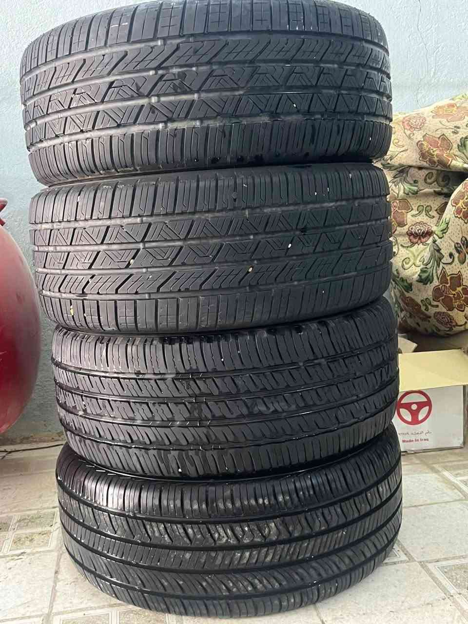 السلام عليكم تخم تاير كي 4
اصلي جديد حجم 17 السعر 
100 الف ***********
