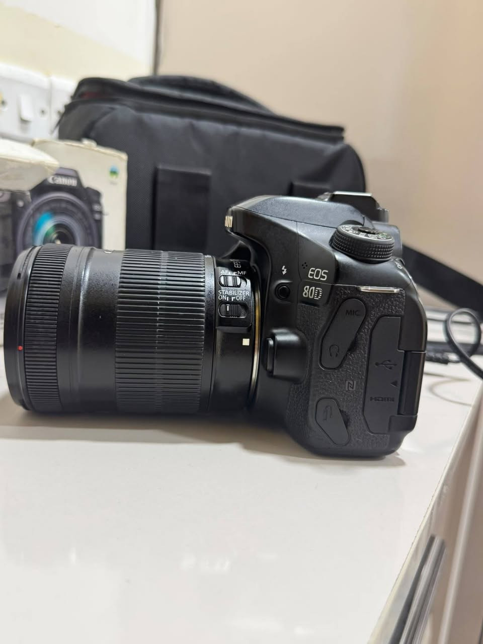 كانون 80D • عدسة 18-135 • مراوس نيكون D7500