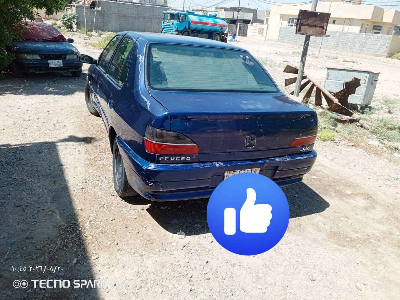 السلام عليكم للبيع بيجو ٣٠٦ رقم بغداد سنويه بأسمي نافذه قبل شهر
مكينه وكير جيد جدا  تبريد نقص غاز بس حداديه نص عمر كهربائيات شغاله 
ابيع هل موجود السعر ٣١ وبيهه مجال اتصل وادلل 
المكان اليوسفيه *********** واتساب او اتصال
