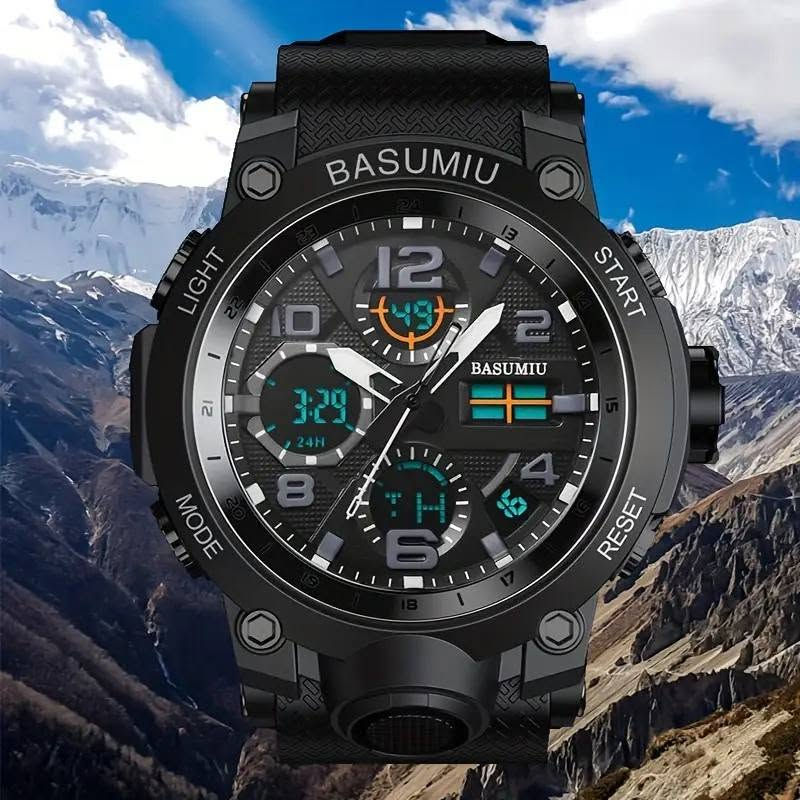 اول تم15

نص مكتوب في الصور:
- 50-meter waterproofing
- Anti-vibration and anti-fall