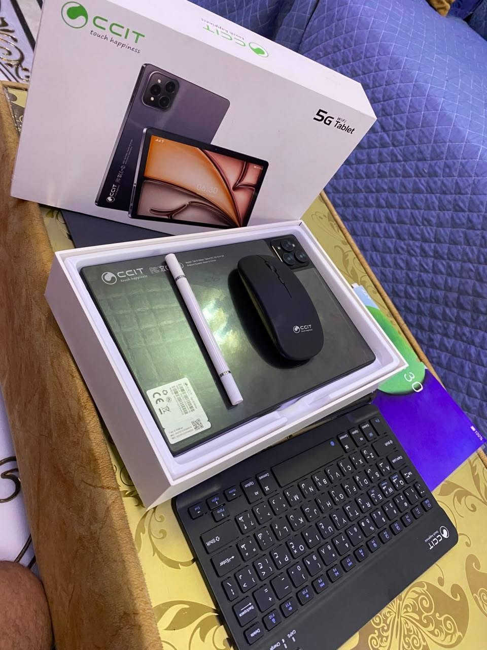 السلام عليكم ايباد
S 16 max
جهاز جديد بلكارتونه مع كافه ملحقاته
الشراي يتصل السعر ١٢٥ 
***********
