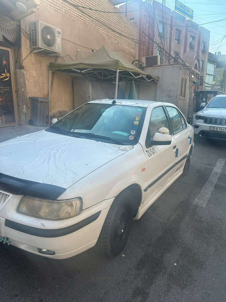 سلام عليكم عدي سمند  مديل 2010 مكينه وكير خير من الله تجفيت جديد دوخل نضيفه تبريد شغال وثلج مكان سياره الكراده رقم *********** غير متوحد على الفيس سعر 23 وبيهاه مجال
