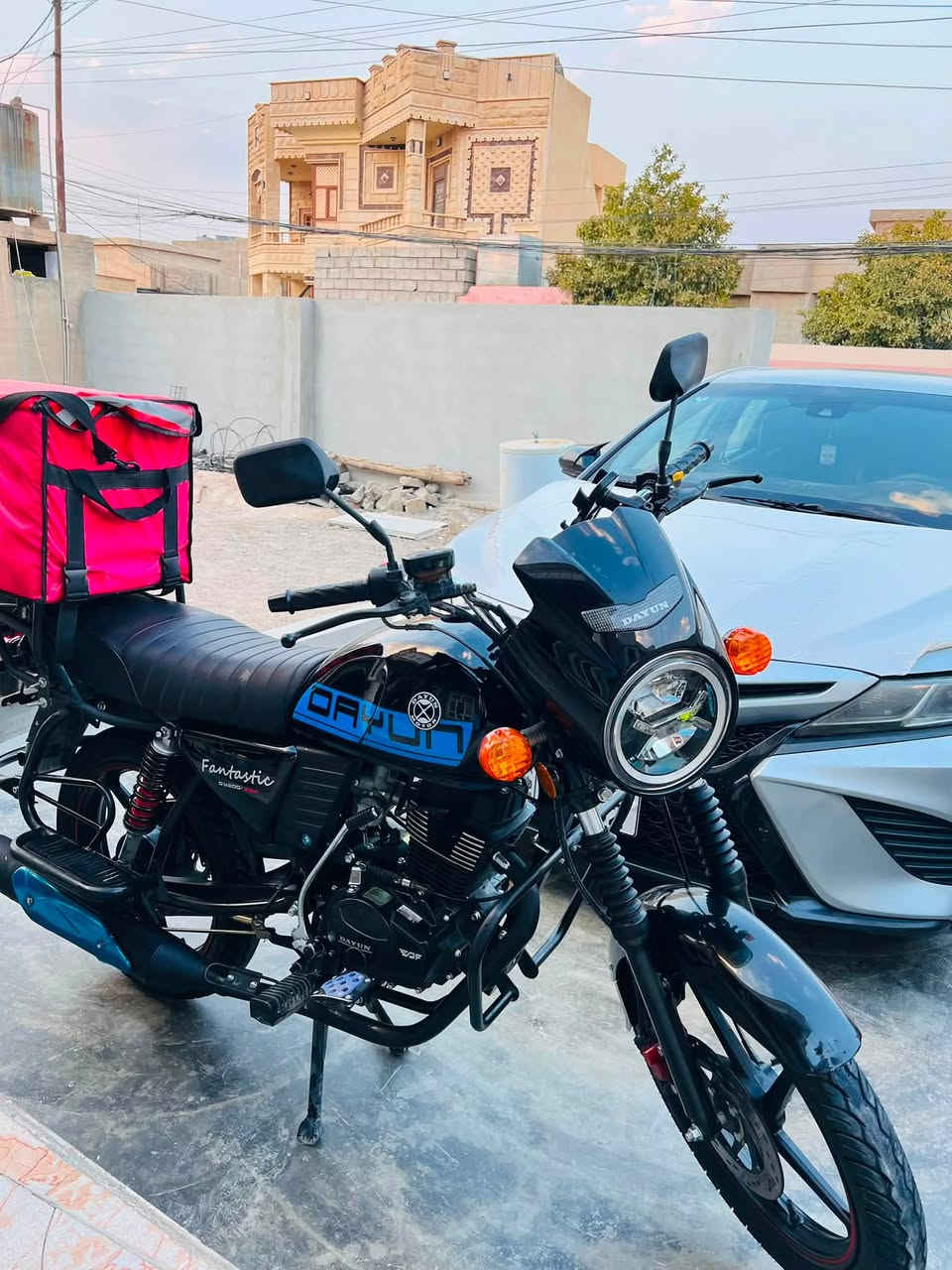 للبيع دراجه نوع دايو وان مديل25الدراجه نضيفه 
وجديده مستخدمه شي قليل محرك شرط كهربائيات شرط السعر1500وبيها مجال شي قليل ***********
