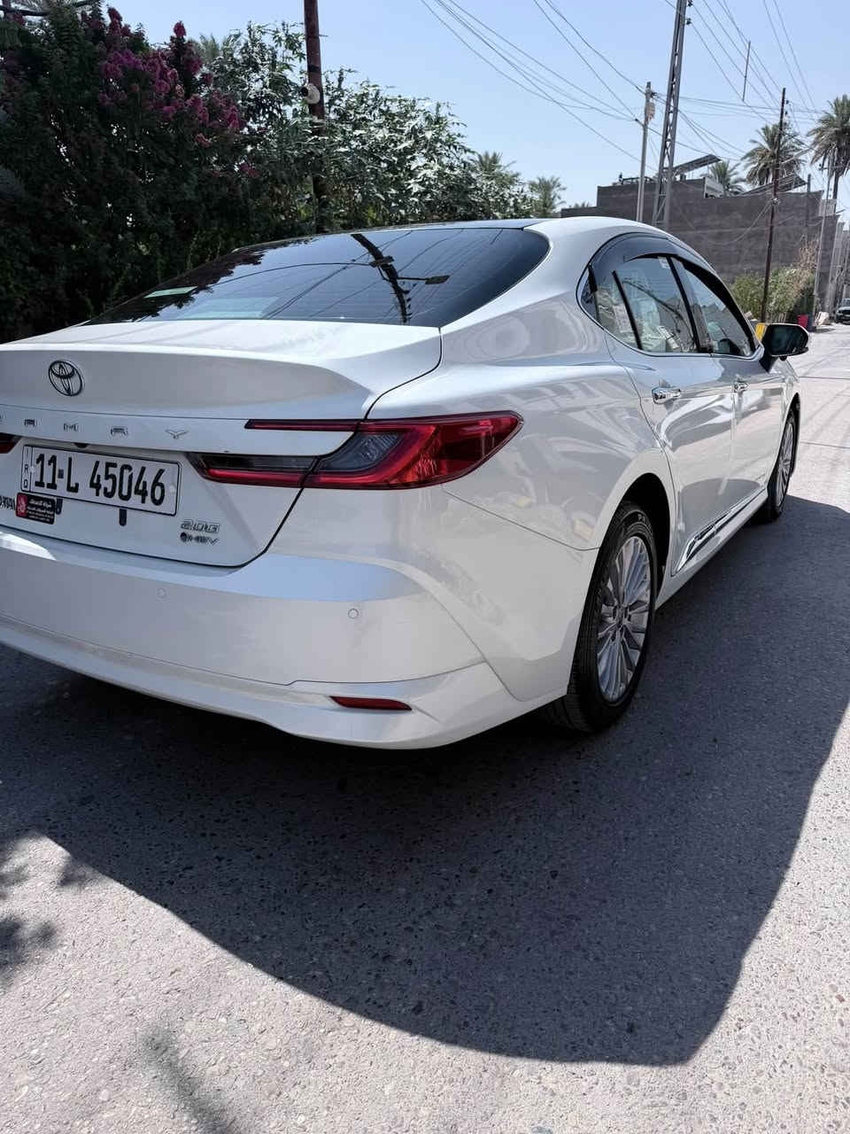 كامري 2024 تجميع صيني---بغداد / البنوك
كامري 2024 بورانه ثابته
--***********---------
كامرات محيطيه
داته شو
كشنات كهرباء
داخل مشمش
سايد ابريك اوتو هولد
عداد المسافه 47km
مري شفط
بصمت ابواب
السياره بيه بعد هواي مواصفات ماذكرته بس السياره اعله فئه بالكامري 
بيه فديو موضح بي السياره داير مادايره
السياره كفاله من الصبغ والبارد
السعر 218$ بيه شي بسيط
