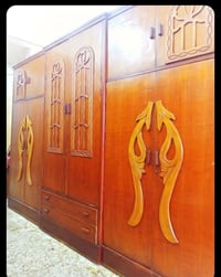 كنتور خارج داخل صاج تزكام سعره جدا مغري يحتوي على ٦ رفوف +ضهر جرجوبه ش...