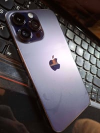 آيفون 14pro max دبل سيمكارت ١٢٨ بطاريه ٨٠ نموذج m مكفول كله شغال مبدل ...