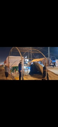 خدام الحسين جادر شبح فقط حديد 9اقواس  سعر 800وبي مجال مكاني بغداد العا...